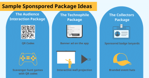 Ideas for sponsorship packages