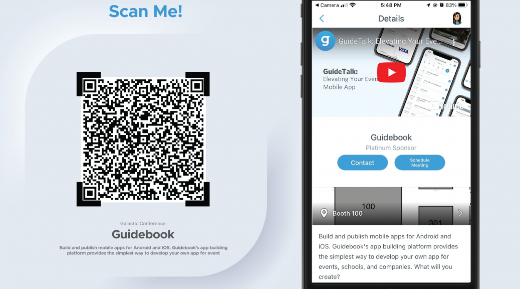 QR codes for mobile apps