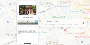 campus map on mobile app