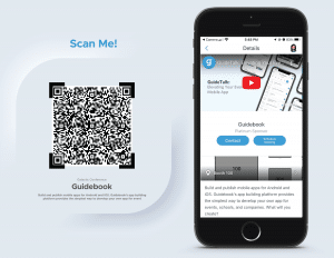 QR codes for event mobile apps