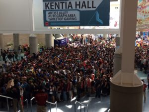 Fans lining up at Anime Expo