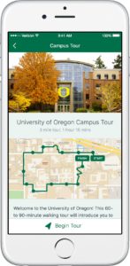 Campus tour app overview